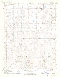 Download a high-resolution, GPS-compatible USGS topo map for Croft, KS (1970 edition)