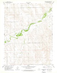 Download a high-resolution, GPS-compatible USGS topo map for Crosby Creek, KS (1978 edition)