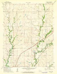 preview thumbnail of historical topo map of Butler County, KS in 1961