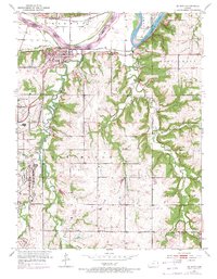 Download a high-resolution, GPS-compatible USGS topo map for De Soto, KS (1971 edition)