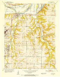 Download a high-resolution, GPS-compatible USGS topo map for De Soto, KS (1952 edition)