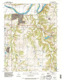 Download a high-resolution, GPS-compatible USGS topo map for De Soto, KS (1996 edition)
