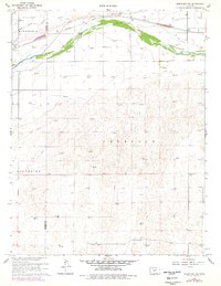 Download a high-resolution, GPS-compatible USGS topo map for Deerfield NE, KS (1978 edition)