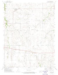 Download a high-resolution, GPS-compatible USGS topo map for Delavan, KS (1974 edition)