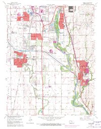 preview thumbnail of historical topo map of Derby, KS in 1960