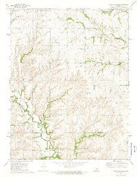 Download a high-resolution, GPS-compatible USGS topo map for Diamond Springs, KS (1974 edition)