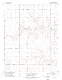 Download a high-resolution, GPS-compatible USGS topo map for Dighton SW, KS (1976 edition)
