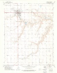 Download a high-resolution, GPS-compatible USGS topo map for Dighton, KS (1976 edition)
