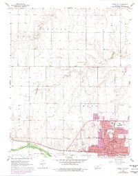 Download a high-resolution, GPS-compatible USGS topo map for Dodge City, KS (1978 edition)