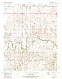 Download a high-resolution, GPS-compatible USGS topo map for Dorrance SW, KS (1984 edition)