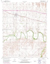 Download a high-resolution, GPS-compatible USGS topo map for Dorrance, KS (1980 edition)
