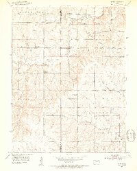 1952 Map of Dover, 1953 Print