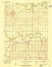 Download a high-resolution, GPS-compatible USGS topo map for Downs South, KS (1953 edition)