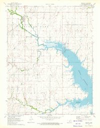 Download a high-resolution, GPS-compatible USGS topo map for Durham, KS (1972 edition)