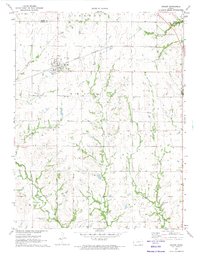 Download a high-resolution, GPS-compatible USGS topo map for Dwight, KS (1974 edition)