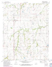 Download a high-resolution, GPS-compatible USGS topo map for Earlton, KS (1984 edition)