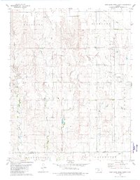 Download a high-resolution, GPS-compatible USGS topo map for East Kiowa Creek North, KS (1980 edition)