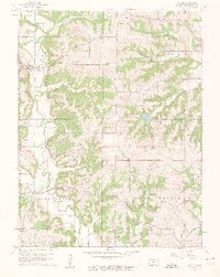 1961 Map of Easton, 1962 Print