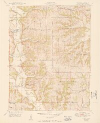 1950 Map of Easton