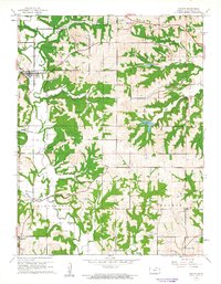 Download a high-resolution, GPS-compatible USGS topo map for Easton, KS (1962 edition)