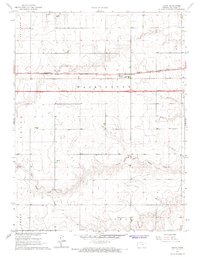 Download a high-resolution, GPS-compatible USGS topo map for Edson, KS (1967 edition)