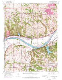Download a high-resolution, GPS-compatible USGS topo map for Edwardsville, KS (1971 edition)