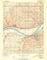 Download a high-resolution, GPS-compatible USGS topo map for Edwardsville, KS (1951 edition)