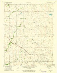 preview thumbnail of historical topo map of Butler County, KS in 1961