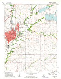 Download a high-resolution, GPS-compatible USGS topo map for El Dorado, KS (1962 edition)