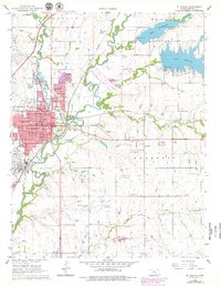 Download a high-resolution, GPS-compatible USGS topo map for El Dorado, KS (1979 edition)