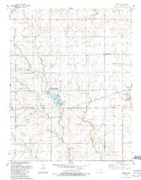 Download a high-resolution, GPS-compatible USGS topo map for Elbing, KS (1990 edition)