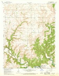 Download a high-resolution, GPS-compatible USGS topo map for Elgin, KS (1968 edition)