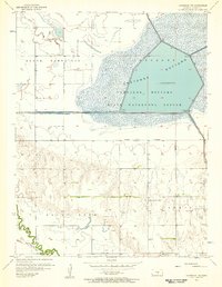 Download a high-resolution, GPS-compatible USGS topo map for Ellinwood NW, KS (1957 edition)