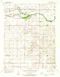 Download a high-resolution, GPS-compatible USGS topo map for Ellinwood SW, KS (1958 edition)