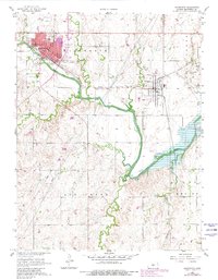 Download a high-resolution, GPS-compatible USGS topo map for Ellsworth, KS (1980 edition)