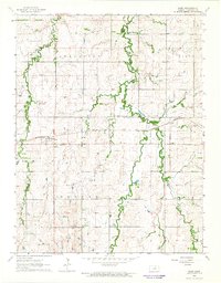 Download a high-resolution, GPS-compatible USGS topo map for Elmo, KS (1965 edition)
