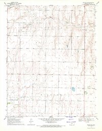 Download a high-resolution, GPS-compatible USGS topo map for Ensign SE, KS (1971 edition)