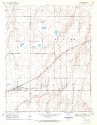 Download a high-resolution, GPS-compatible USGS topo map for Ensign, KS (1971 edition)