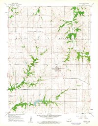 Download a high-resolution, GPS-compatible USGS topo map for Everest, KS (1962 edition)