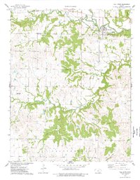Download a high-resolution, GPS-compatible USGS topo map for Fall River, KS (1978 edition)