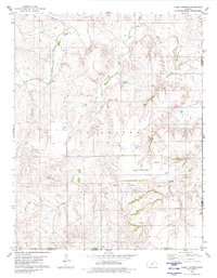 Download a high-resolution, GPS-compatible USGS topo map for Fancy Canyon, KS (1980 edition)
