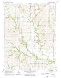 Download a high-resolution, GPS-compatible USGS topo map for Flush, KS (1978 edition)