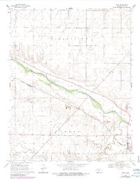 Download a high-resolution, GPS-compatible USGS topo map for Ford, KS (1984 edition)