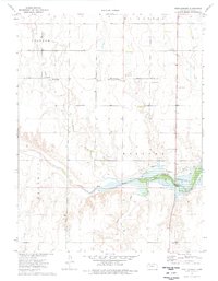 preview thumbnail of historical topo map of Trego County, KS in 1974
