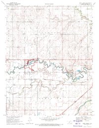 Download a high-resolution, GPS-compatible USGS topo map for Fort Larned, KS (1971 edition)