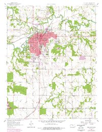 Download a high-resolution, GPS-compatible USGS topo map for Fort Scott, KS (1978 edition)