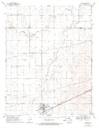 Download a high-resolution, GPS-compatible USGS topo map for Fowler, KS (1971 edition)