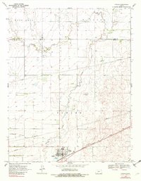 Download a high-resolution, GPS-compatible USGS topo map for Fowler, KS (1982 edition)