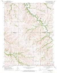 Download a high-resolution, GPS-compatible USGS topo map for Frankfort SW, KS (1971 edition)