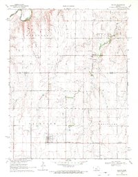 Download a high-resolution, GPS-compatible USGS topo map for Galatia, KS (1971 edition)